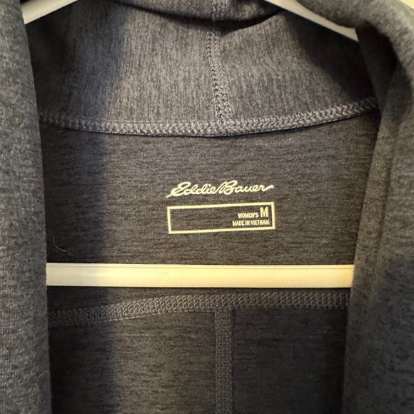 Eddie Bauer Lounge Wear Jacket Blue - Picture 2 of 5